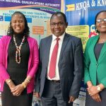 Daystar University Registrar Prof. Paul Mbutu paid a courtesy call to the Director General of the Kenya National Qualifications Authority (KNQA)
